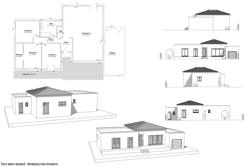 Plans de permis de construire Chronodesign